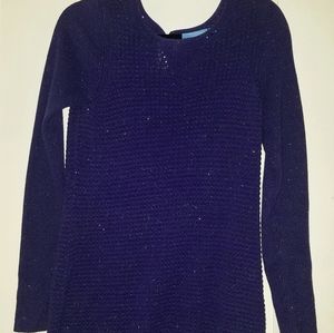 Vera wang cute purple sparkly sweater